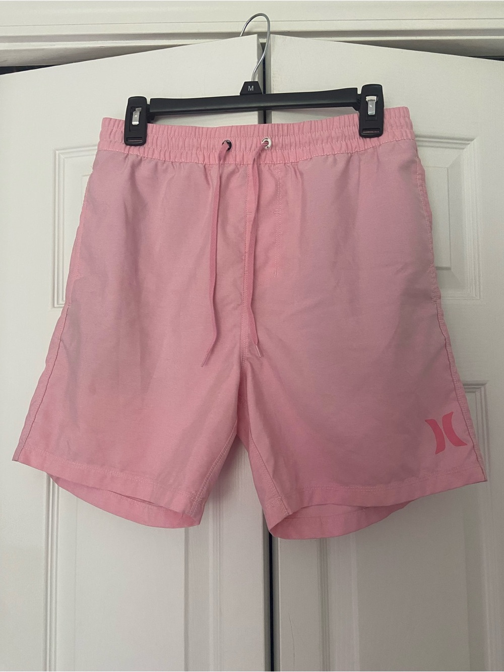 Hurley Pink Athletic Volley Shorts - Men's